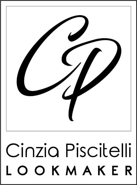 Cinzia Piscitelli Logo. Lettere CP scritta nera sfondo bianco